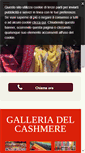 Mobile Screenshot of galleriadelcashmere.biz